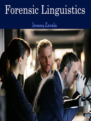 cover image of Forensic Linguistics